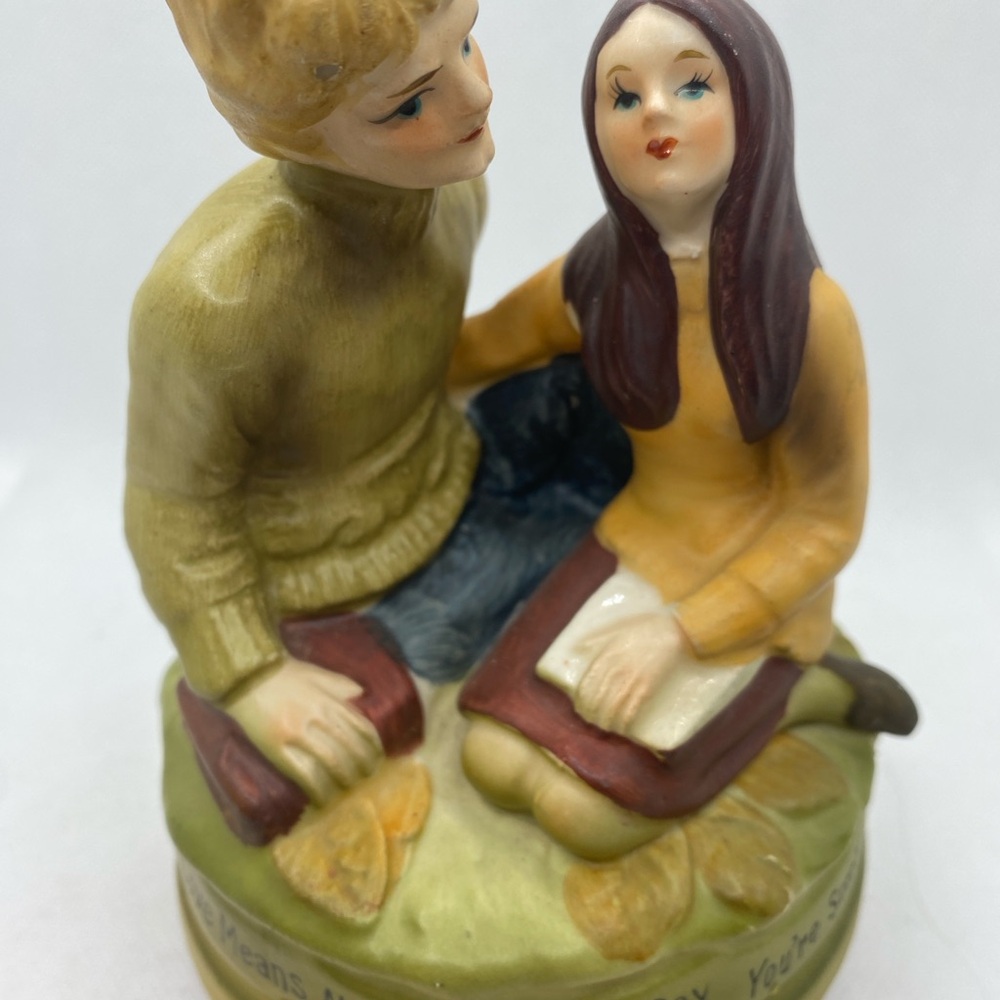 Vintage 1971  “Love Story” Chadwick Miller Musical Figurine-Japan